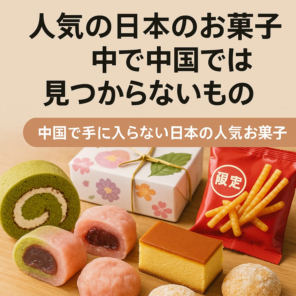 人気の日本のお菓子の中で中国では見つからないもの