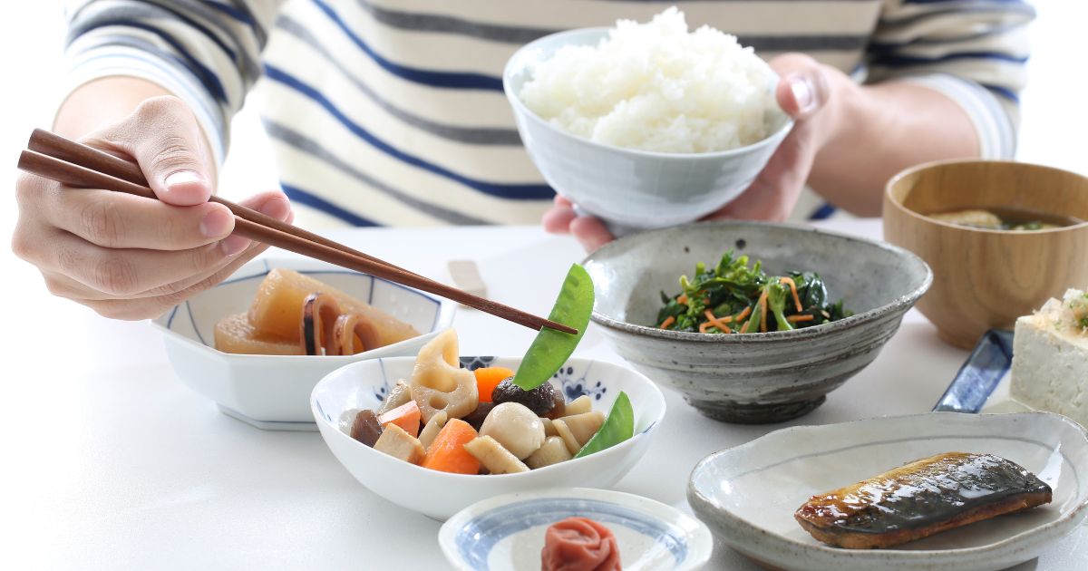 食事中の画像