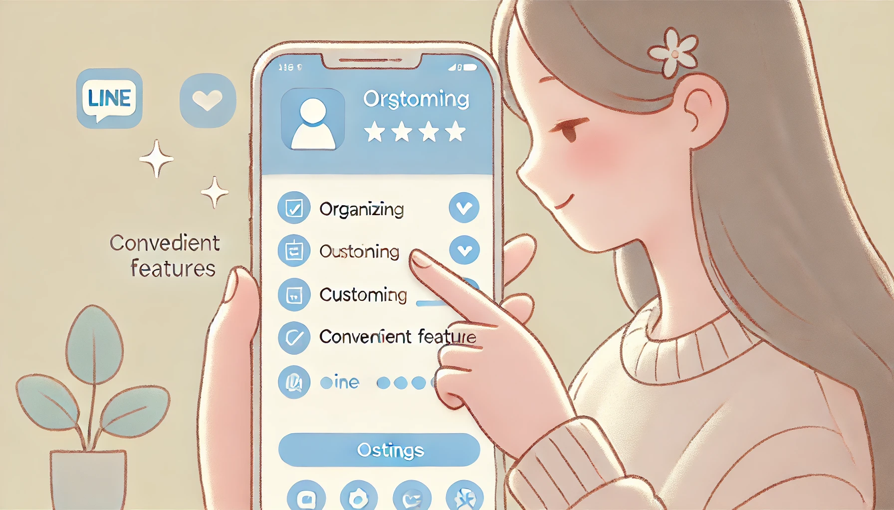 並び順を自分で変えることはできる？