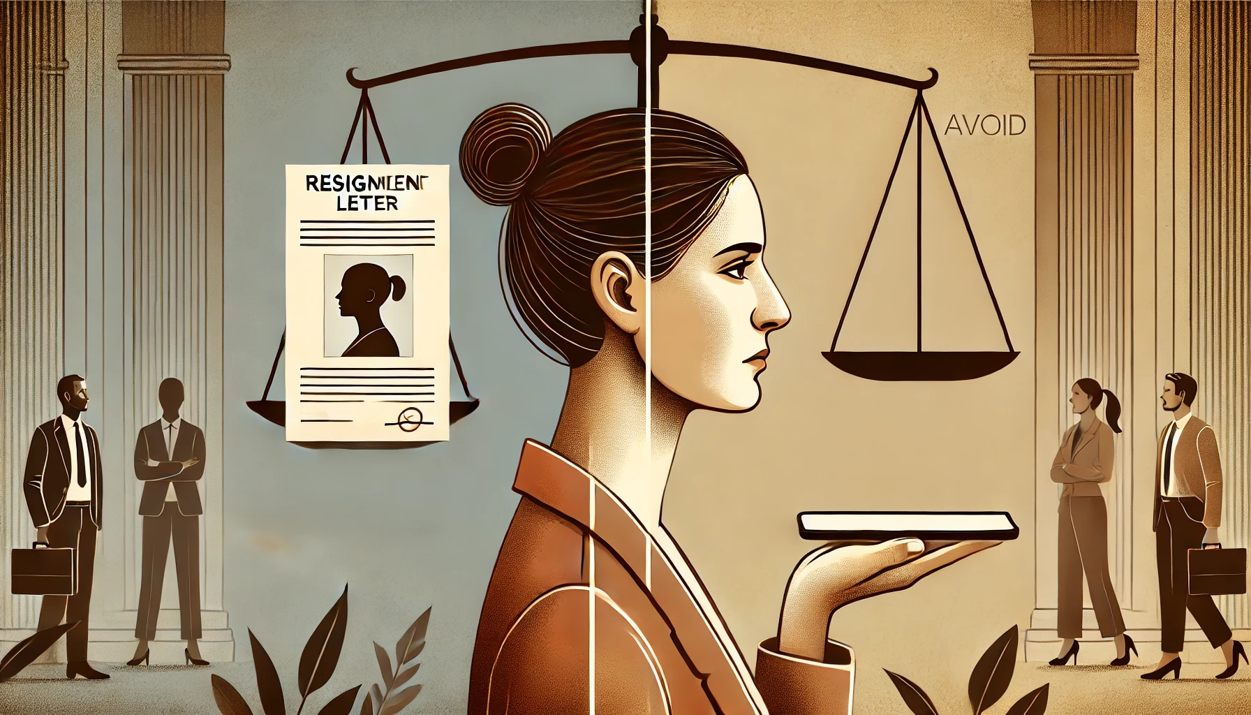 女性の横顔+明暗のバランス