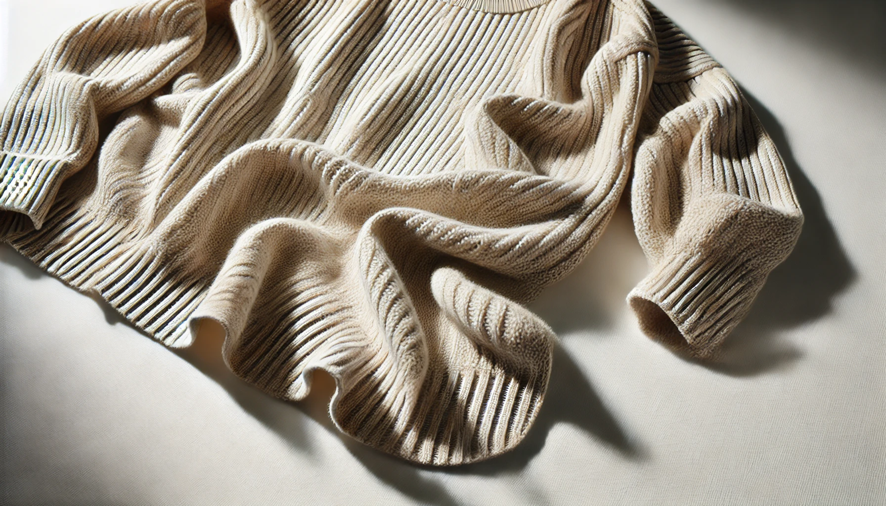 ニットの裾が波打つ原因とは?