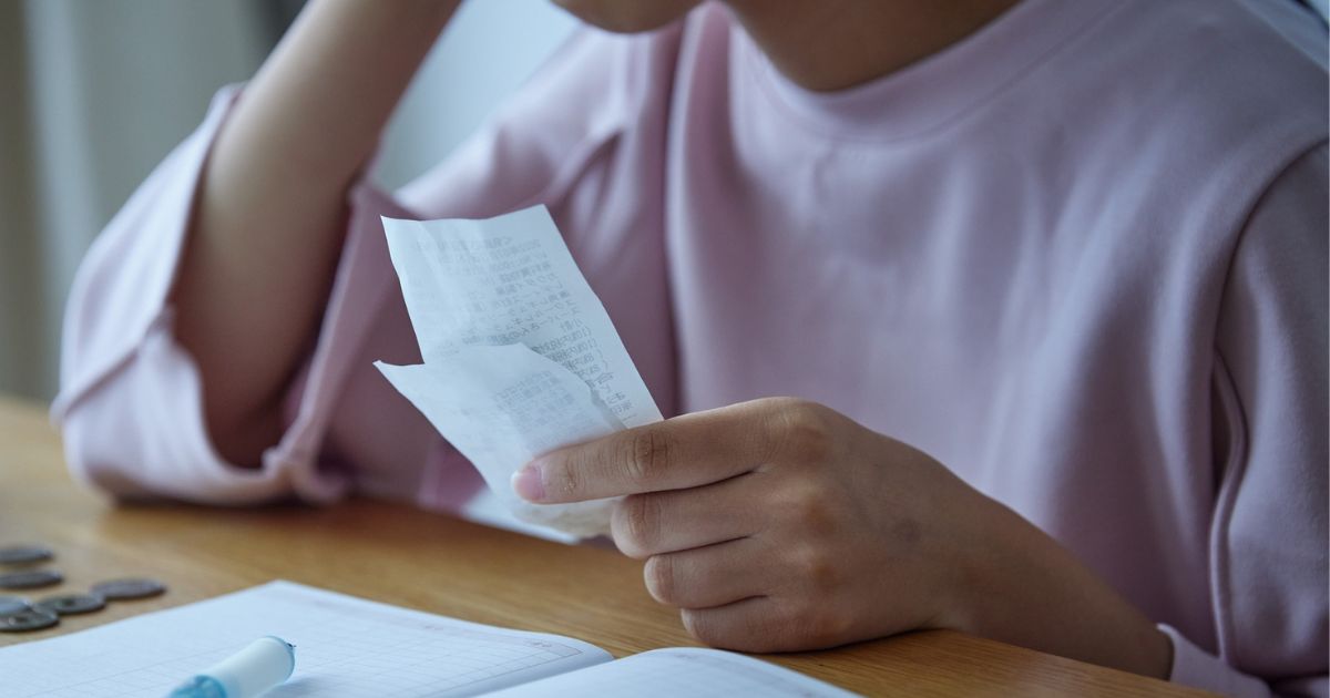 やってしまいがちなレシート保存の失敗例